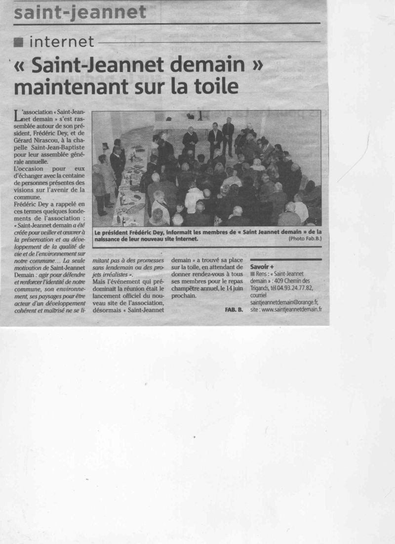 Nice Matin 26 février 09